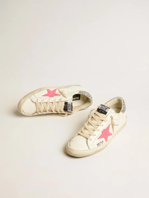 Golden Goose Super Star With Fluorescent Lobster Suede Star - Image 3