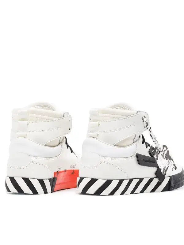Off- White High “Vulcanized” White/Black - Image 2