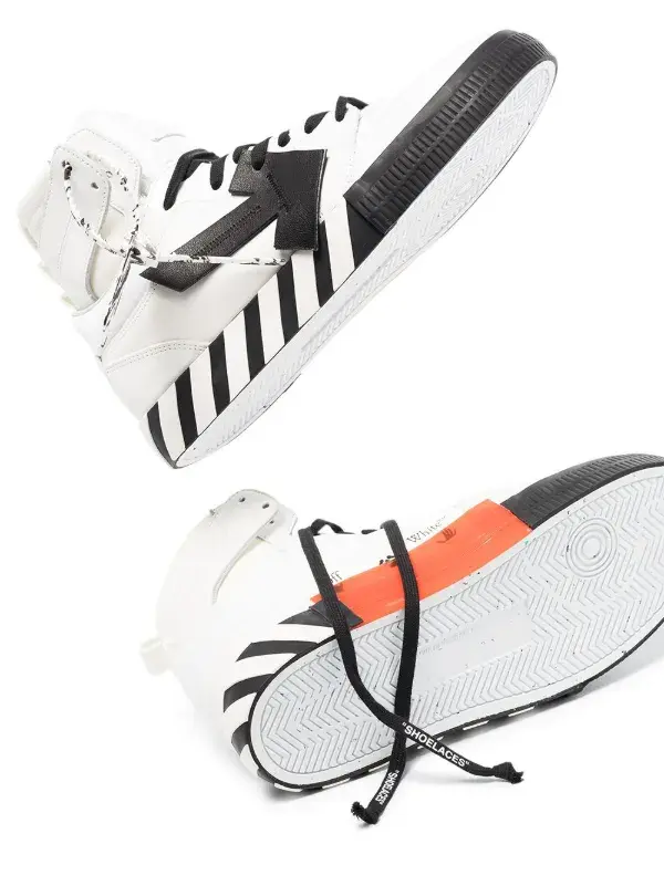 Off- White High “Vulcanized” White/Black - Image 3