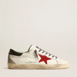 Golden Goose Super Star With Red Star