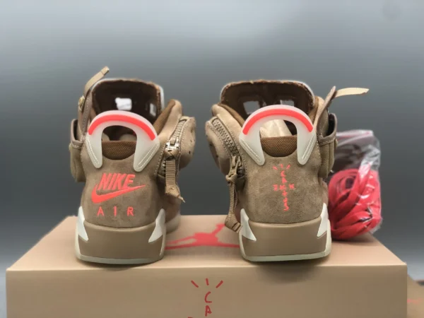 Travis Scott Air Jordan 6 " British Khaki " - Image 5