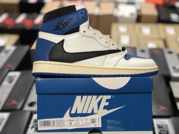 Air Jordan 1 OG SP Military Blue x Fragment x Travis - Image 3