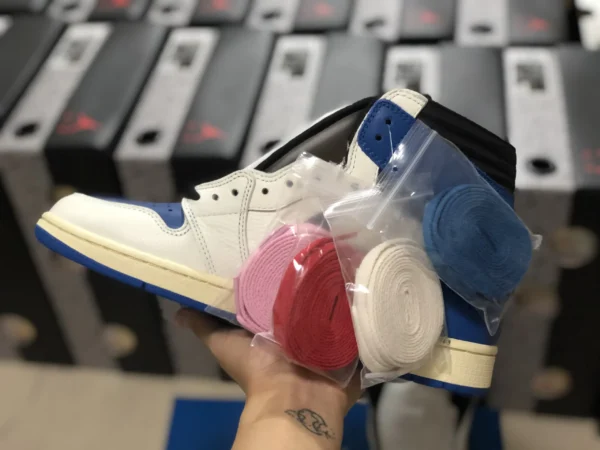 Air Jordan 1 OG SP Military Blue x Fragment x Travis - Image 6