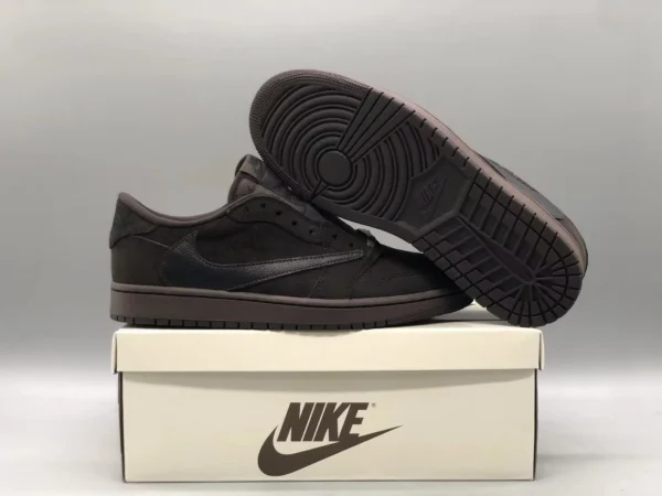 Air Jordan 1 Low x Travis Scott “Velvet Brown” - Image 3