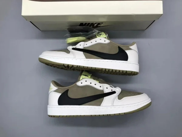 Air Jordan 1 Low x Travis Scott  Golf “Olive” - Image 2