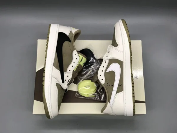 Air Jordan 1 Low x Travis Scott  Golf “Olive” - Image 3