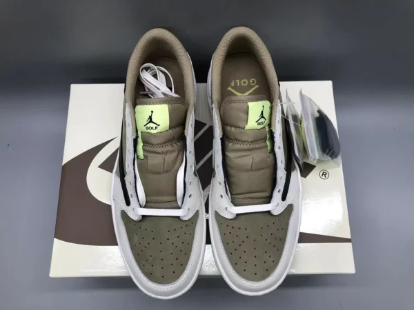 Air Jordan 1 Low x Travis Scott  Golf “Olive” - Image 6