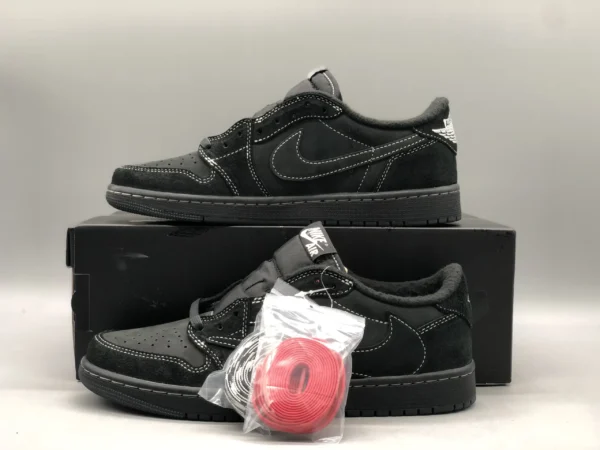 Travis Scott AJ 1 Low x Travis Scott “Black Phantom” - Image 5