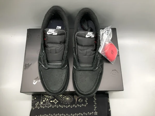 Travis Scott AJ 1 Low x Travis Scott “Black Phantom” - Image 6