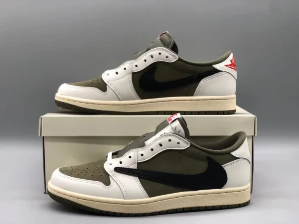 Air Jordan 1 Low x Travis Scott “Medium Olive” - Image 3