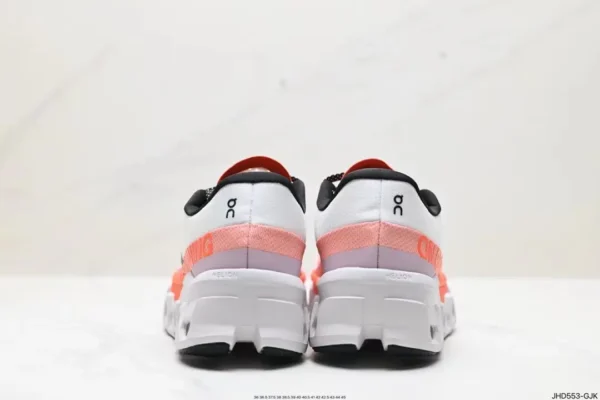 On Running Cloudmonster White Orange - Image 3