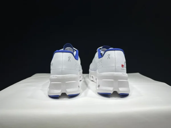 On Running Cloudmonster White Blue - Image 4
