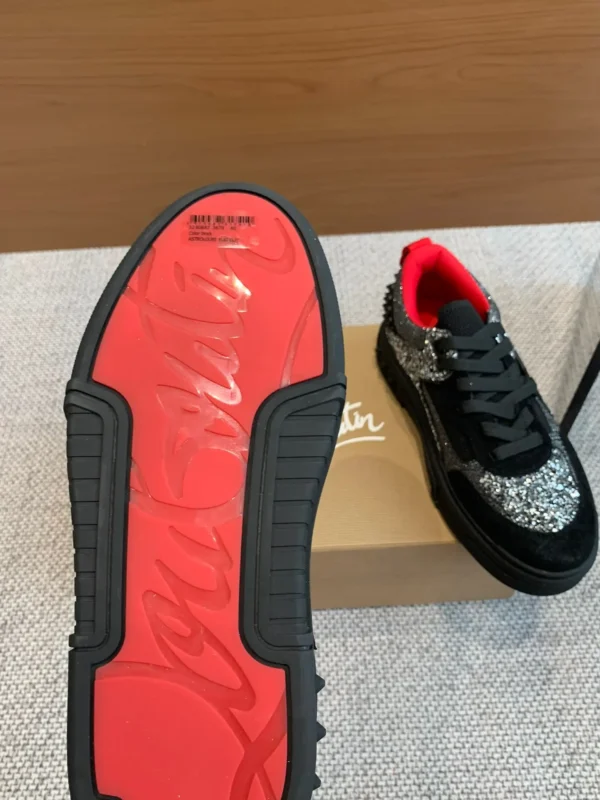 Christian Louboutin Astroloubi Strass Black Glitter - Image 4