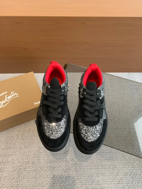 Christian Louboutin Astroloubi Strass Black Glitter - Image 5