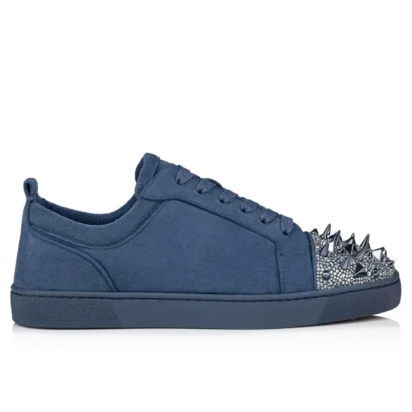 Christian Louboutin Spikes Silver Low