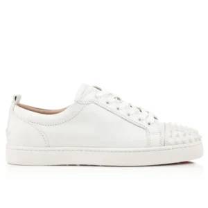 Christian Louboutin Spikes Low White