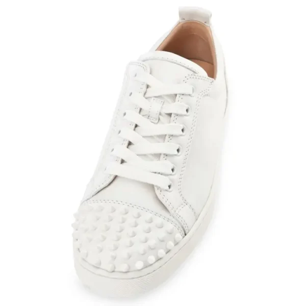 Christian Louboutin Spikes Low White - Image 3