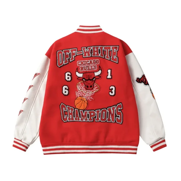 Jacket Off-White Chicago Bulls Red - Image 2