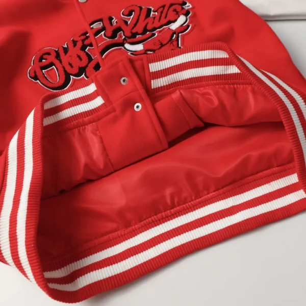 Jacket Off-White Chicago Bulls Red - Image 5