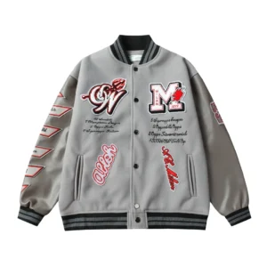 Jacket Off-White AC Milan Grey