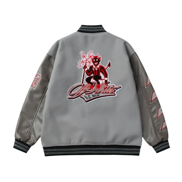 Jacket Off-White AC Milan Grey - Image 2