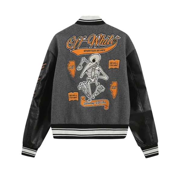 Jacket Off-White Medium Grey Yellow Black - Image 2