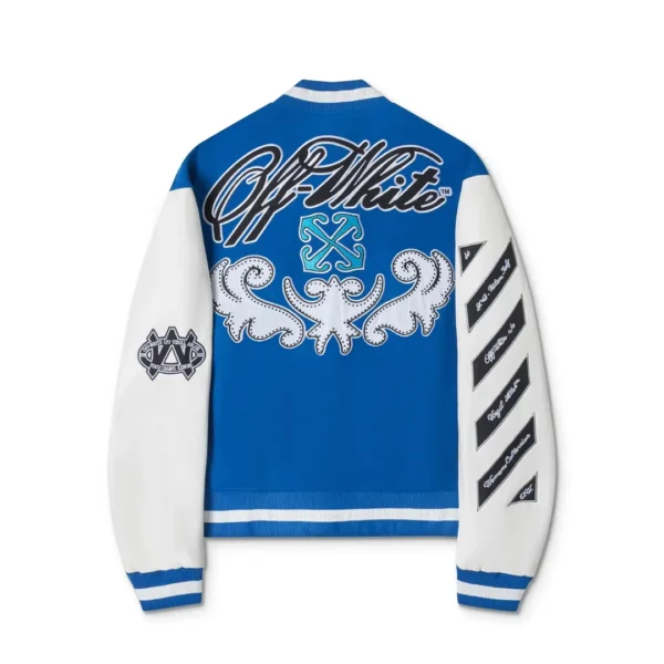 Jacket Off-White Varsity Blue - Image 2