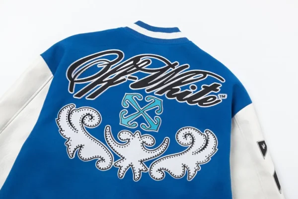 Jacket Off-White Varsity Blue - Image 3