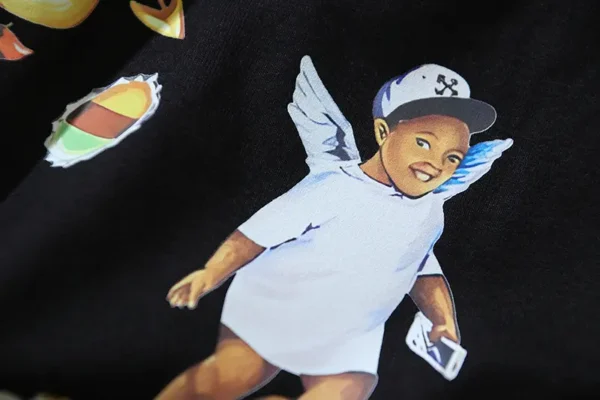 Off-White Playera Fresco black - Image 4