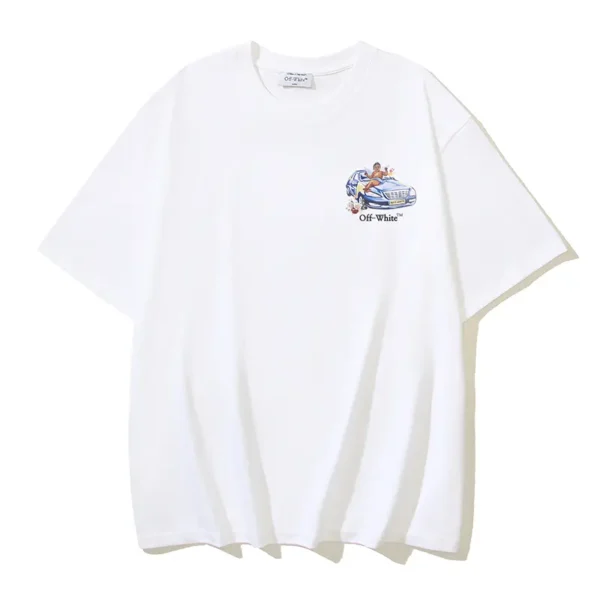 Off-White Playera Fresco Logo White - Image 2