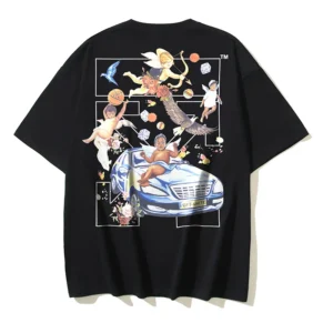 Off-White Playera Fresco Logo Black