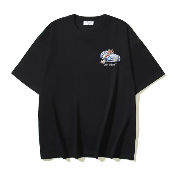 Off-White Playera Fresco Logo Black - Image 2