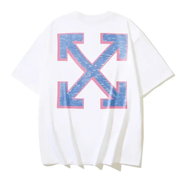Off-White Playera Arrows Logo White