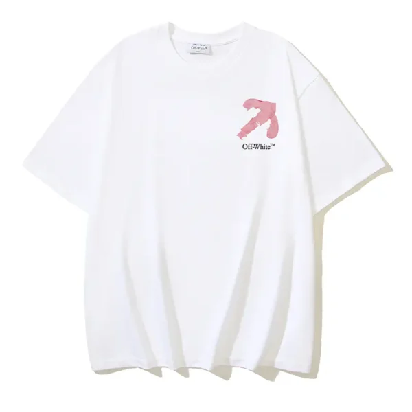 Off-White Playera Arrow- Print White - Image 2