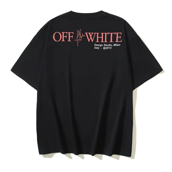 Off-White Playera Poster Black - Image 2