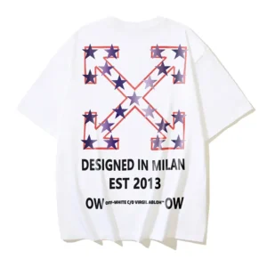 Off-White Playera Start Arrow Skate White