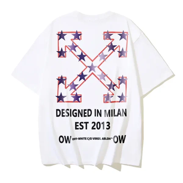 Off-White Playera Start Arrow Skate White