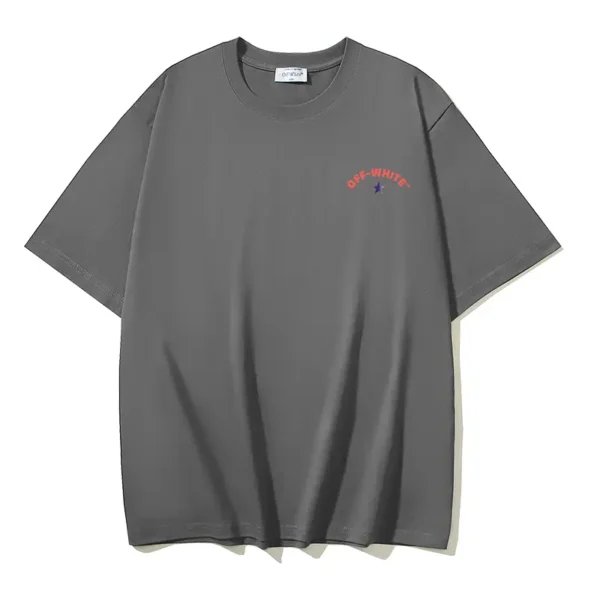 Off-White Playera Start Arrow Skate Grey - Image 2