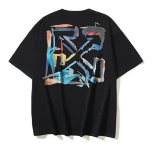 Off-White Playera Paint Arrow Black