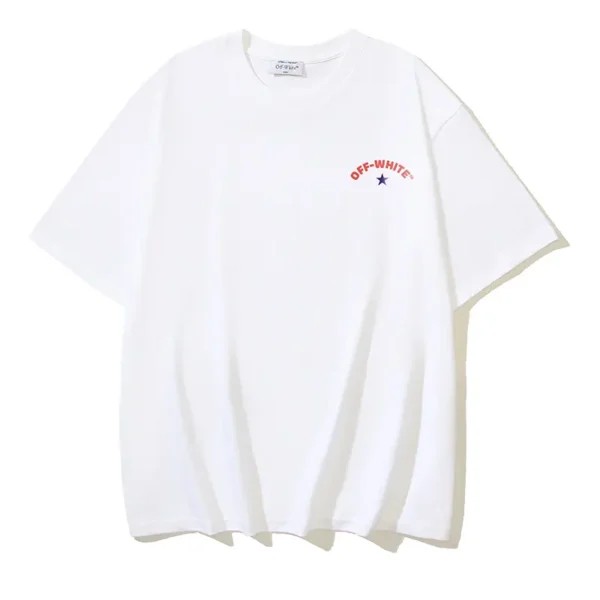 Off-White Playera Start Arrow Skate White - Image 2
