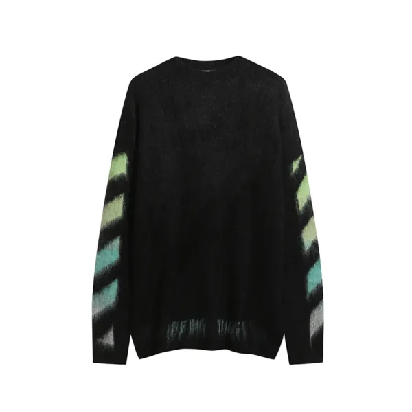 Off-White Sweater Brushed Arrows Mohair - Image 2