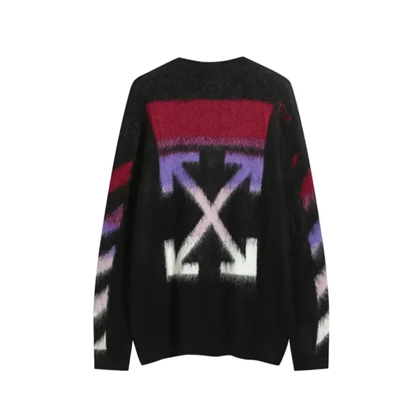Off-White Sweater Mohair Gradient