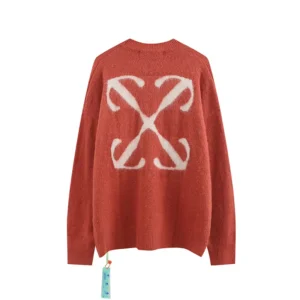 Off-White Sweater Arrows Orange