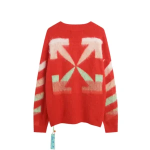 Off-White Sweater Mohair Gradient