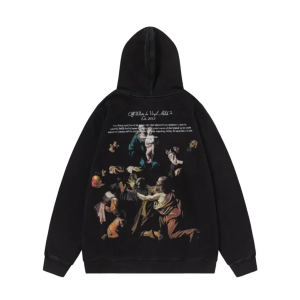 Off-White Hoodie Black Caravaggio Mery