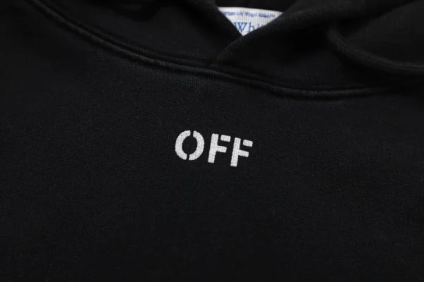 Off-White Hoodie Black Caravaggio Mery - Image 4