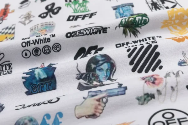 Off-White Hoodie Embroidered Logo White - Image 4