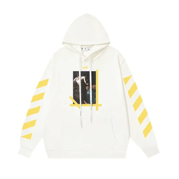 Off-White Hoodie Caravaggio White