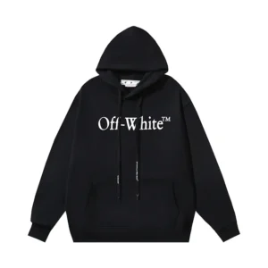 Off-White Hoodie Black Logo