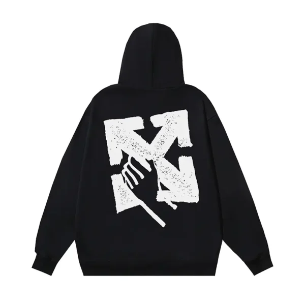 Off-White Hoodie Hand Arrow Boxy Black